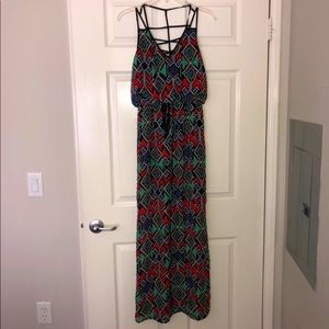 Maxi dress with slit